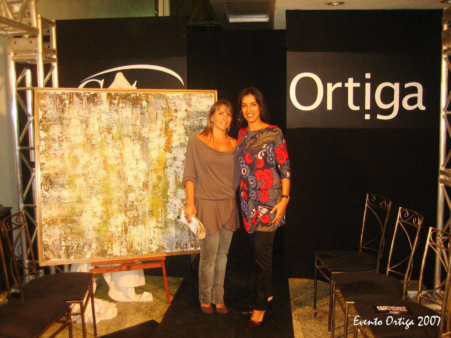 O quadro Rajado XX, doado por Adriana Brito, foi leiloado no evento Sem Tabaco, 100% Fashion  2007 - Ortiga - Lago Sul. O Valor arrecadado foi destinado ao Instituto de Apoio ao Portador de Cncer de Braslia/DF.